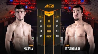 Адам Мусаев vs. Кайрат Тайчубеков 